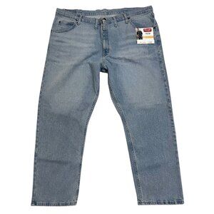 Wrangler 5 Star Men's Big Tall Size 46x30 Relaxed Fit Denim Jeans Pants Blue NWT